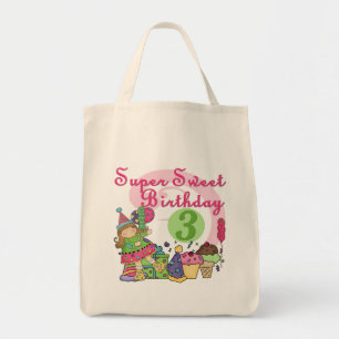 Super Sweet 3. Geburtstagsgeschenke und Geschenke Tragetasche