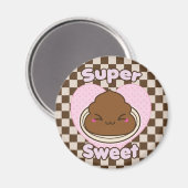 Super Sweet Milk Chocolate Poo Magnet (Vorderseite/Rückseite)