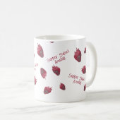 Super sweet Strawberry Personalisiert Kaffeetasse (VorderseiteRechts)