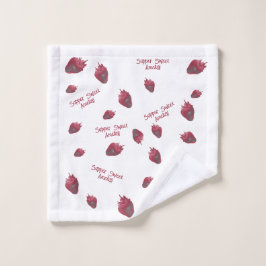Super sweet Strawberry Personalisiert Waschlappen