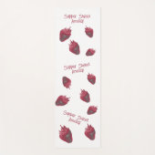 Super sweet Strawberry Personalisiert Yogamatte (Vorderseite)