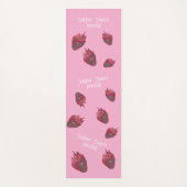 Super sweet Strawberry Personalisiert Yogamatte (Vorderseite)