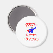 Super Swim Coach Magnet (Vorderseite/Rückseite)