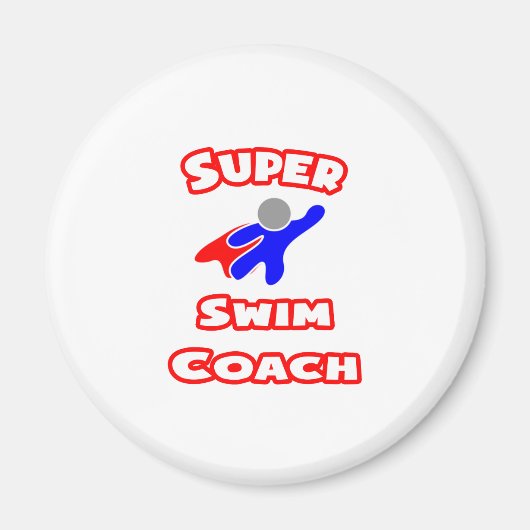 Super Swim Coach Magnet (Vorne)