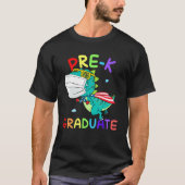 Super T Rex Abschluss vor dem K-Graduate-Test T-Shirt (Vorderseite)