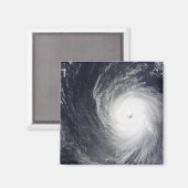 Super Taifun Melor schwingt über das Pazifische Oz Magnet (Vorderseite/Rückseite)