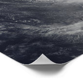 Super Taifun Melor schwingt über das Pazifische Oz Poster (Ecke)