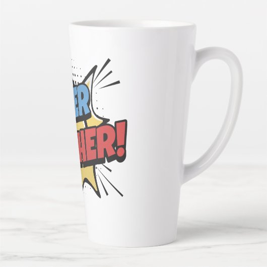 Super Teacher Comic Style Milchtasse (Rechts)