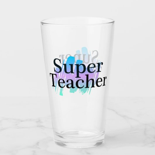 Super Teacher Glas (Vorderseite)
