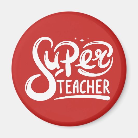 Super Teacher Magnet (Vorne)