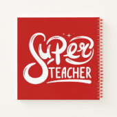 Super Teacher Notizblock (Rückseite)