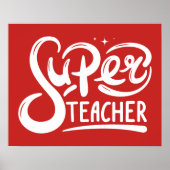 Super Teacher Poster (Vorne)