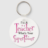 Super Teacher Schlüsselanhänger (Vorderseite)