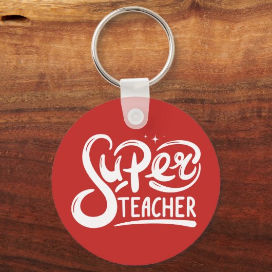 Super Teacher Schlüsselanhänger (Vorderseite)