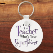 Super Teacher Schlüsselanhänger (Vorderseite)