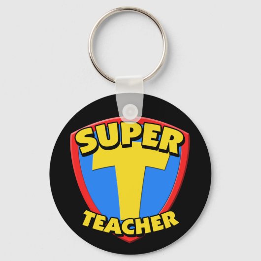 Super Teacher Schlüsselanhänger (Vorderseite)