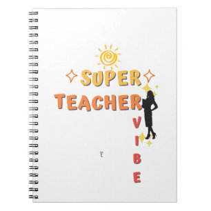 Super Teacher Vibe Notizblock