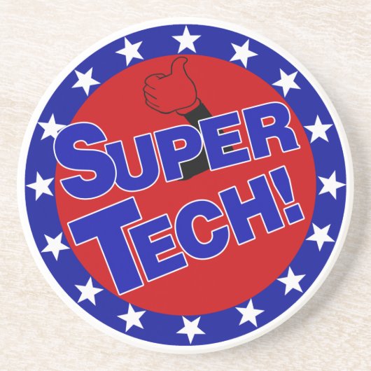 SUPER TECH-TASTE PATRIOTIC .pnnn Getränkeuntersetzer (Vorne)
