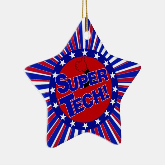 SUPER TECH-TASTE PATRIOTIC .pnnn Keramik Ornament (Rechts)