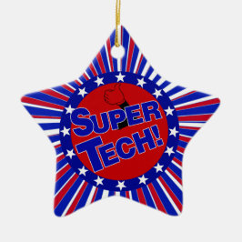 SUPER TECH-TASTE PATRIOTIC .pnnn Keramik Ornament