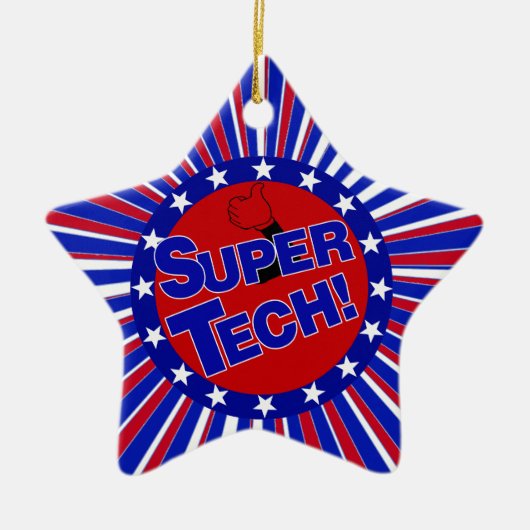 SUPER TECH-TASTE PATRIOTIC .pnnn Keramik Ornament (Vorne)