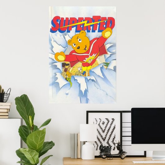 SUPER TED übersetzt Poster (Heimbüro)