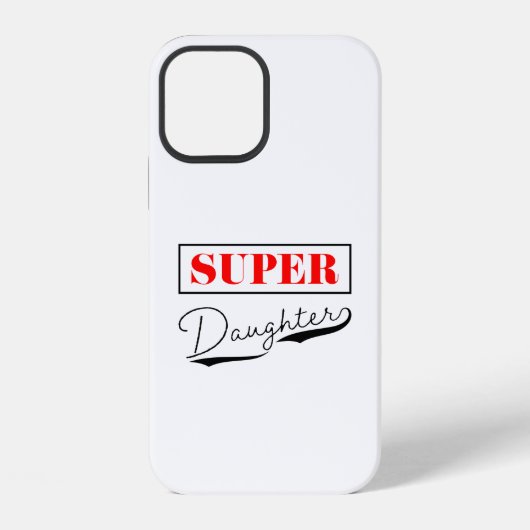 Super-Tochter iPhone Hülle (Rückseite)