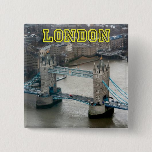 Super! Tower Bridge London Button (Vorderseite)