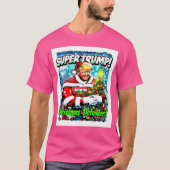 Super Trump Unser Weihnachtsverteidiger farbenfroh T-Shirt (Vorderseite)