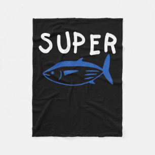 Super Tuna Fish Army Funny Kpop Music Gips Men Wo Fleecedecke