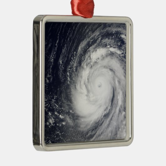 Super Typhoon Choi-wan Silbernes Ornament (Rechts)