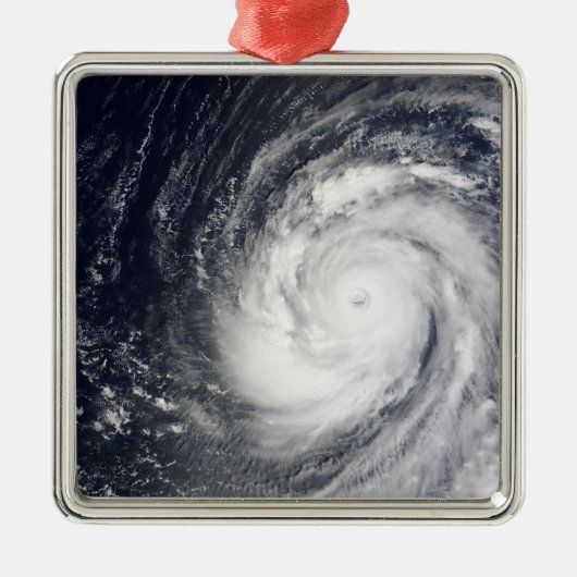 Super Typhoon Choi-wan Silbernes Ornament (Vorne)