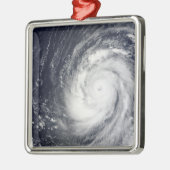 Super Typhoon Choi-wan Silbernes Ornament (Links)