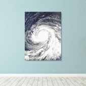 Super Typhoon Choi-wan über den Mariana Islands Leinwanddruck (Insitu (Holzboden))