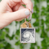 Super Typhoon Choi-wan über den Mariana Islands Schlüsselanhänger (Hand)