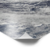 Super Typhoon Lupit Fotodruck (Ecke)