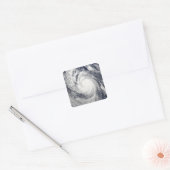 Super Typhoon Lupit Quadratischer Aufkleber (Umschlag)