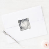 Super Typhoon Man-Yi Quadratischer Aufkleber (Umschlag)