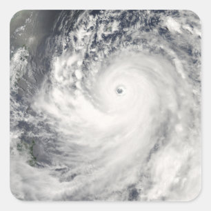Super Typhoon Man-Yi Quadratischer Aufkleber