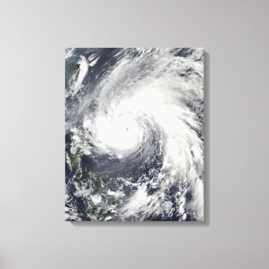 Super Typhoon Megi Leinwanddruck (Vorderseite)