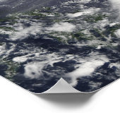 Super Typhoon Megi Poster (Ecke)