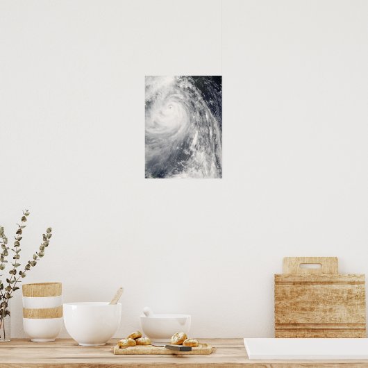 Super Typhoon Wipha Poster (Küche)
