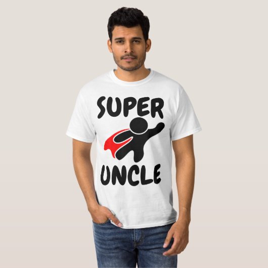 SUPER UNCLE T - Shirt, lustig T-Shirt (Vorne ganz)