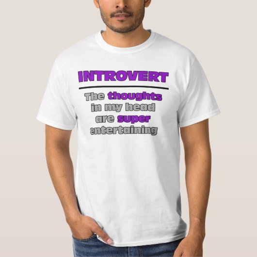 Super unterhaltsamer Introvert T - Shirt (Vorderseite)