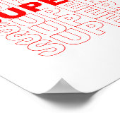 Super Up Vielen Dank Poster (Ecke)