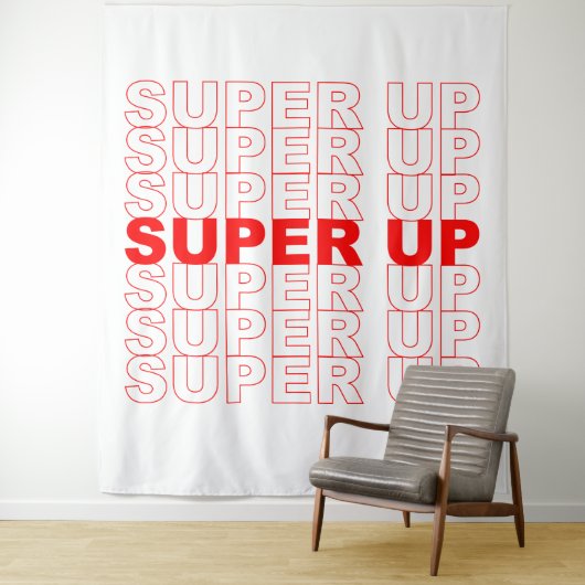 Super Up Vielen Dank Wandteppich (Beispiel)