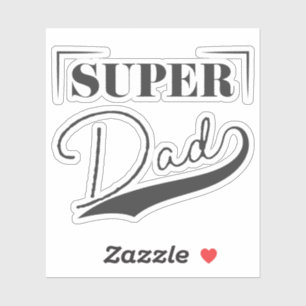 Super Vater Aufkleber