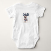 Super Vater Baby Strampler (Rückseite)