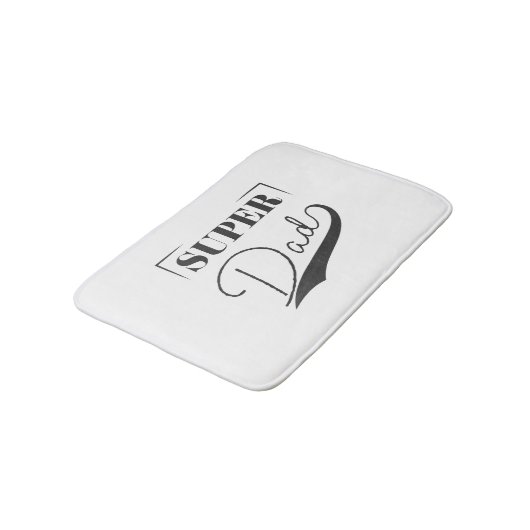 Super Vater Badematte (Schrägansicht)