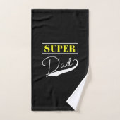 Super Vater Badhandtuch Set (Handtuch)